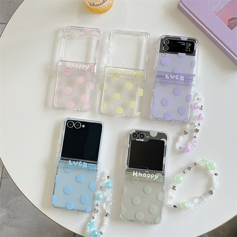Z Phone Accessories - Korean Candy Colors Polka Dots With