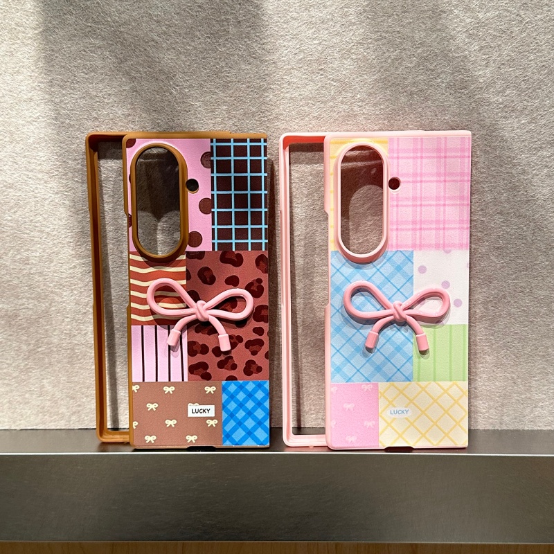 Korean Plaid Patter Flower Cut - Z Phone Accessories recension och pris