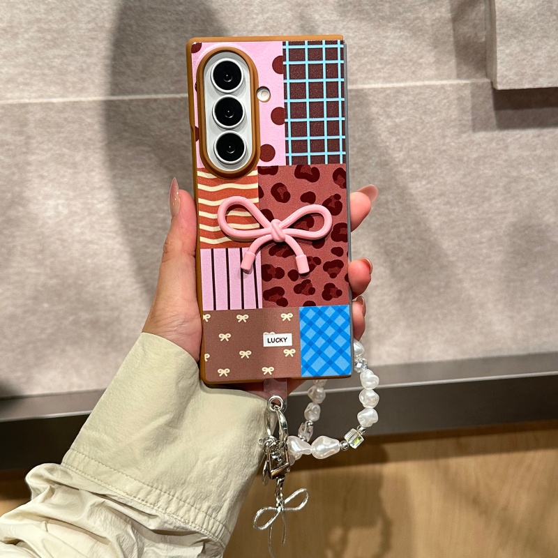 Korean Plaid Patter Flower Cut - Z Phone Accessories recension och pris