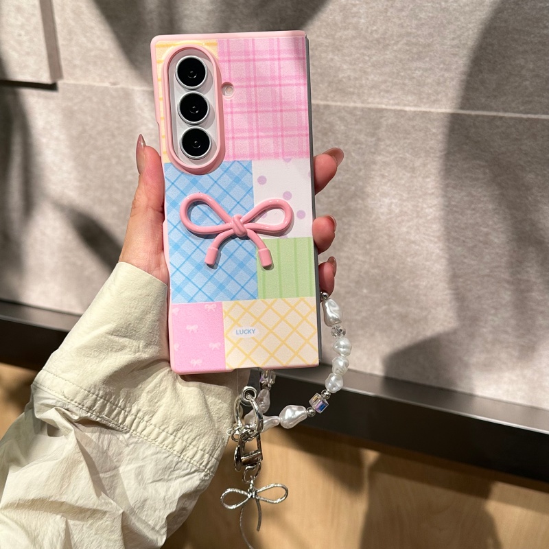 Korean Plaid Patter Flower Cut - Z Phone Accessories recension och pris