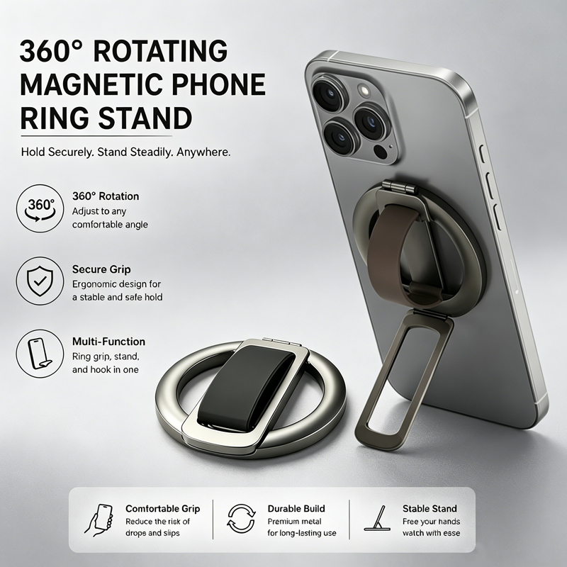 360° Rotation Magnetic Phone R - Phone Accessories Vendor recension och pris