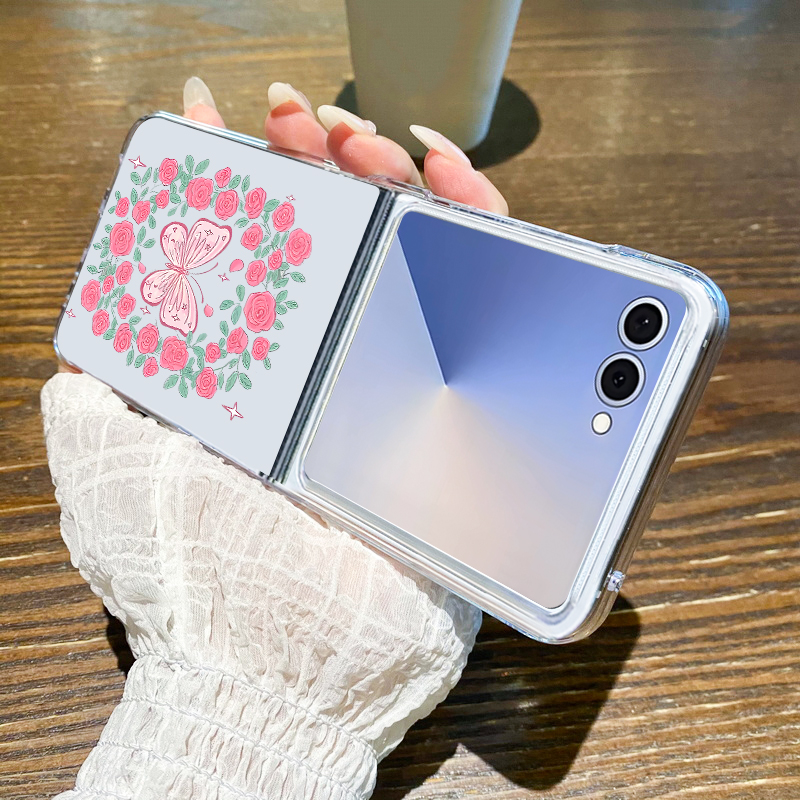 Pink Flowers Pattern Phone Cas - Z Phone Accessories recension och pris
