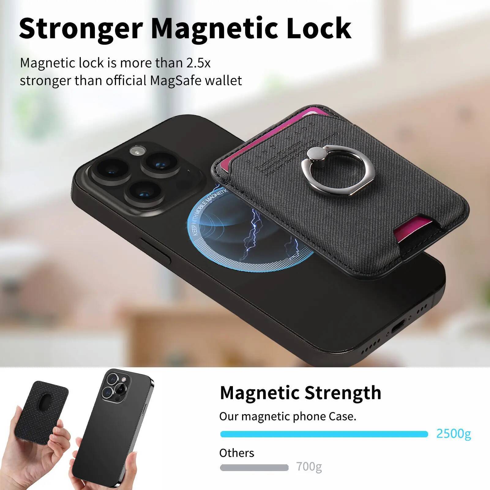 OUIO Non-slip Phone Card Bag S - Phone Accessories Vendor recension och pris